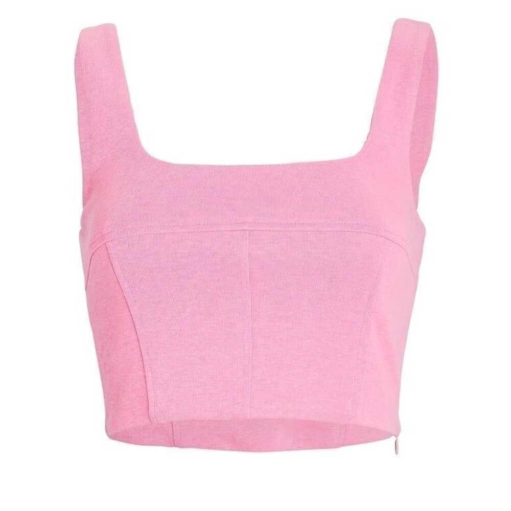 VICTOR GLEMAUD Bustier Crop Top